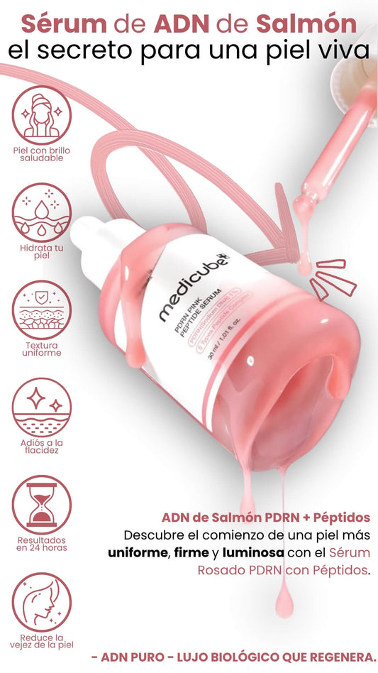¿Tu piel ya no refleja juventud? Renuévala con ADN puro, Sérum de Salmón medicube