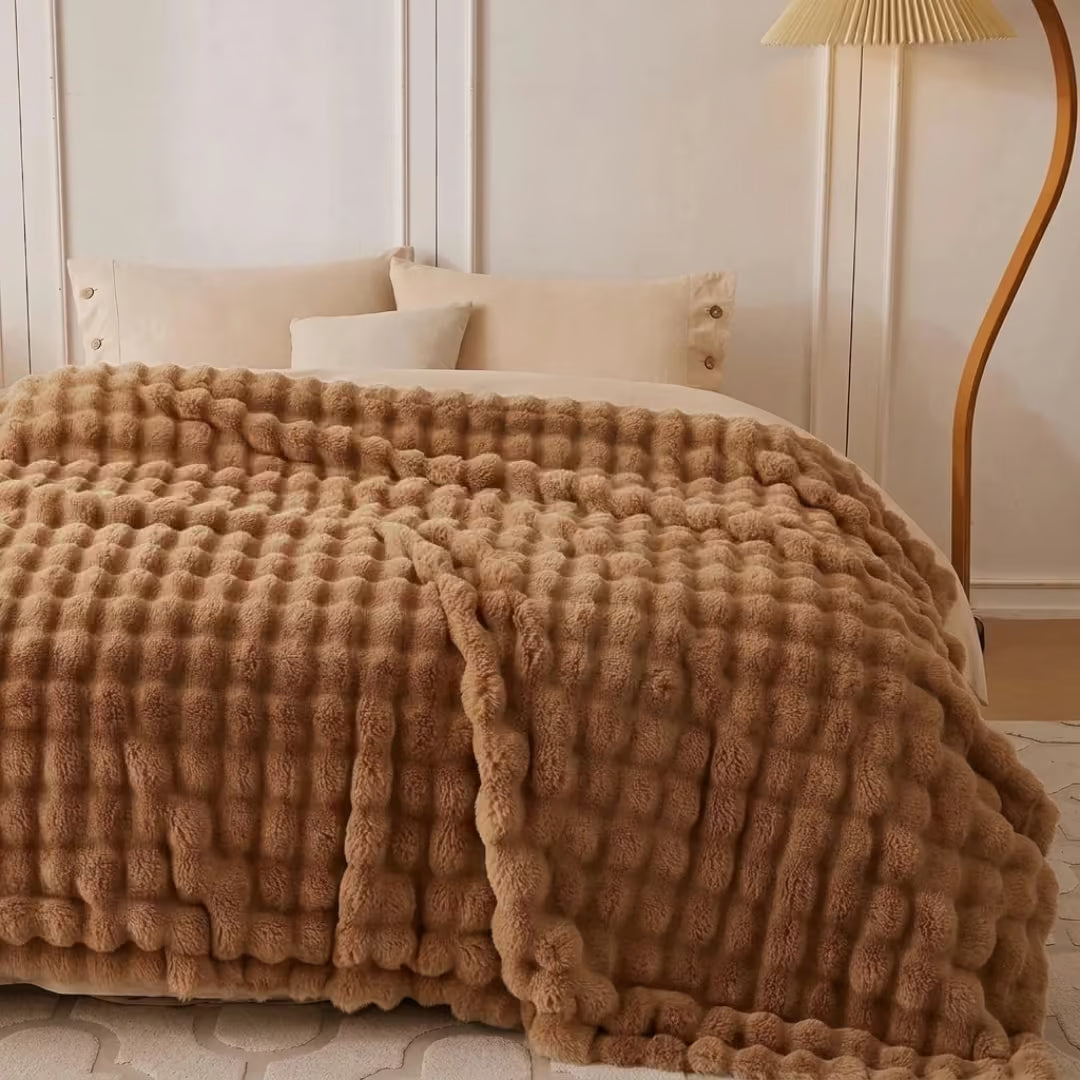 Cobanas™ | Cobija Piel de Conejo King Size - 200x220 cm