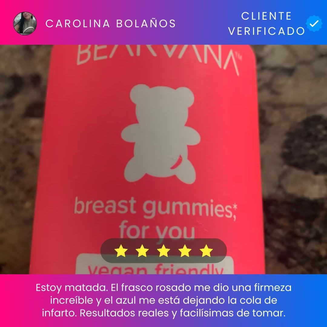 COMBO GOMAS BEARVANA: BUSTO + GLÚTEO